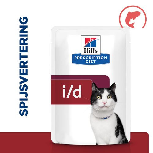 Hill's Prescription I/D (i/d) met zalm nat kattenvoer 85 g