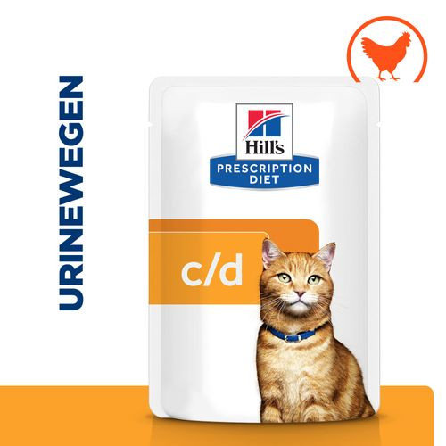 Hill's Prescription C/D Multi/Urinary Care met kip kat 