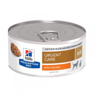 Afbeelding Hill's Prescription Diet A/D blik hond en kat 1 tray (24 blikken) door Brekz.nl