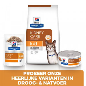 Veranderlijk Arresteren Wijden Hill's Prescription Diet K/D Kidney Care kattenvoer met zalm