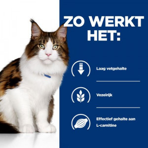 Hill's Prescription Diet W/D Multi-Benefit nat kattenvoer met kip blik