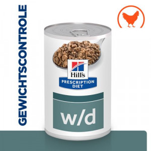 Afbeelding Hill's Prescription Diet W/D 370 gram blik hondenvoer 1 tray (12 blikken) door Brekz.nl