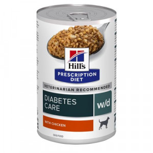 Hill's Prescription Diet W/D 370 gram blik hondenvoer 1 tray (12 blikken)