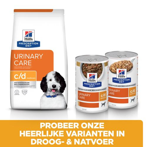 Hill’s Prescription Diet C/D Multicare Stoofpotje 354 g blik hondenvoer