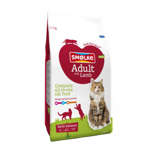 Smølke Adult met lam kattenvoer 2 x 2 kg