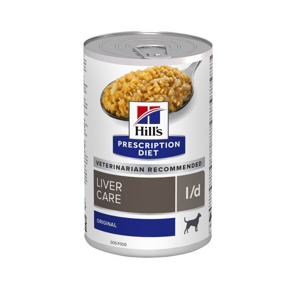 Hill's Hill's Prescription Diet L/D Liver Care nat hondenvoer blik 4 trays (48 x 370 g)