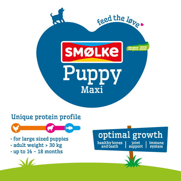 Smølke Puppy Maxi hondenvoer