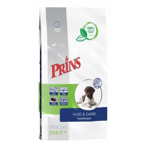 Prins Procare Dieet Huid & Darm Hypoallergeen hondenvoer 15 kg