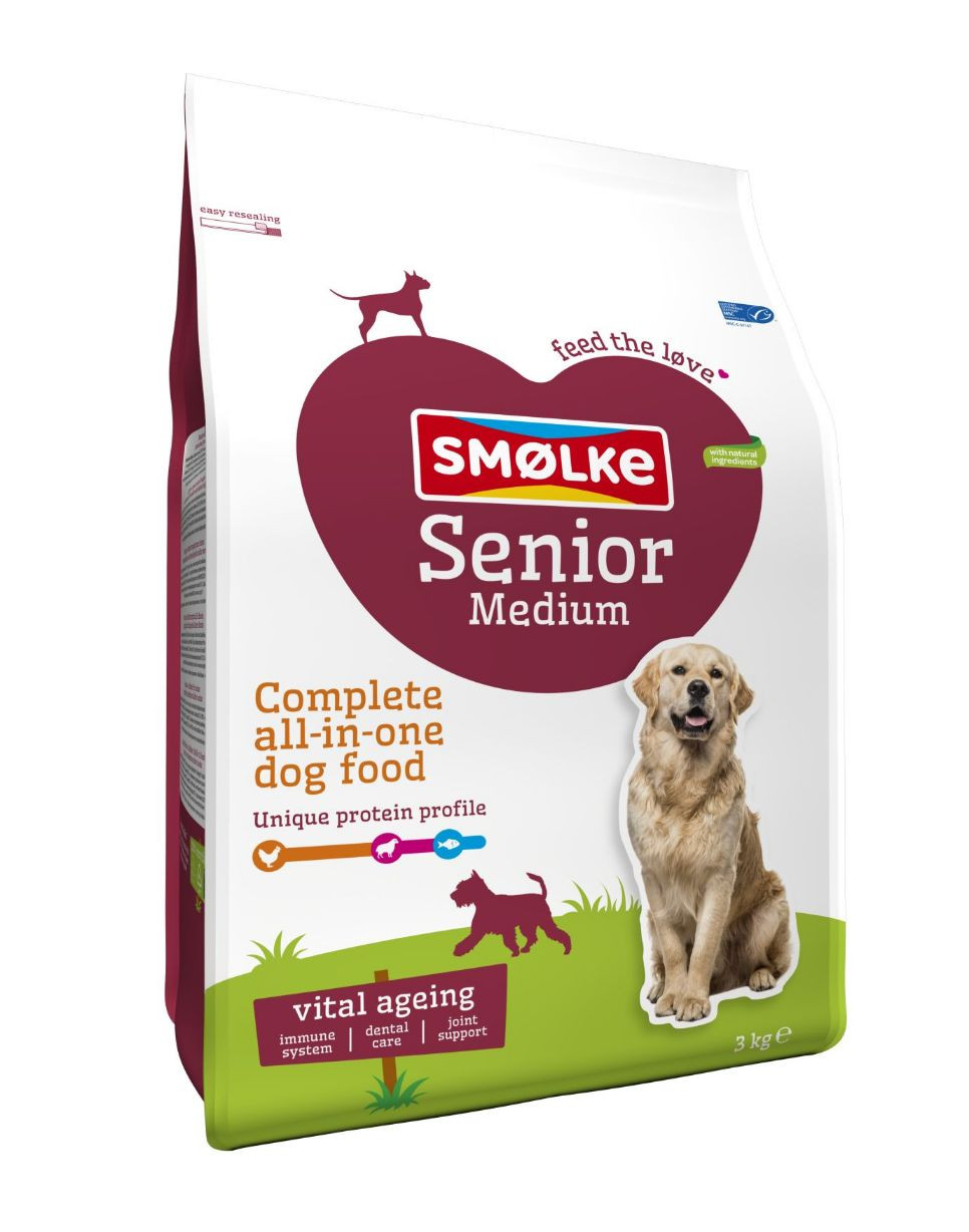 Smølke Senior Medium hondenvoer