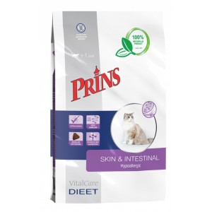 Afbeelding Prins Vitalcare Dieet Skin & Intestinal Hypoallergic kattenvoer 5 kg door Brekz.nl