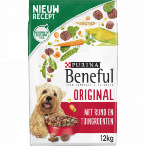 Afbeelding Beneful Original Rund/Groente hondenvoer 12 kg door Brekz.nl