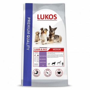 Afbeelding Lukos Adult Medium hondenvoer 1 kg door Brekz.nl