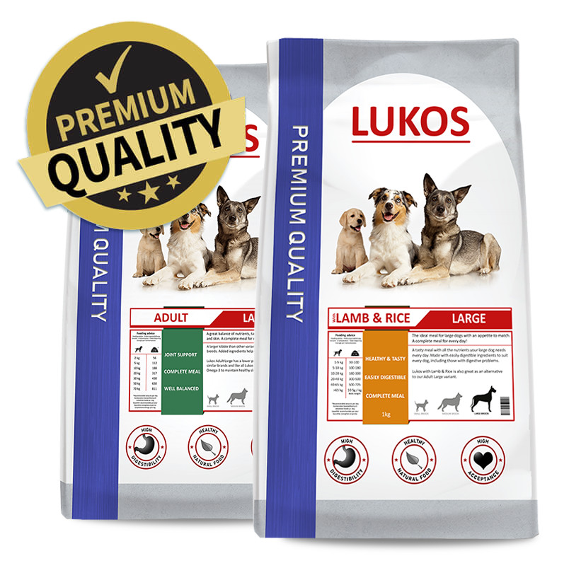 Lukos Adult Large probeerpakket - premium hondenvoer