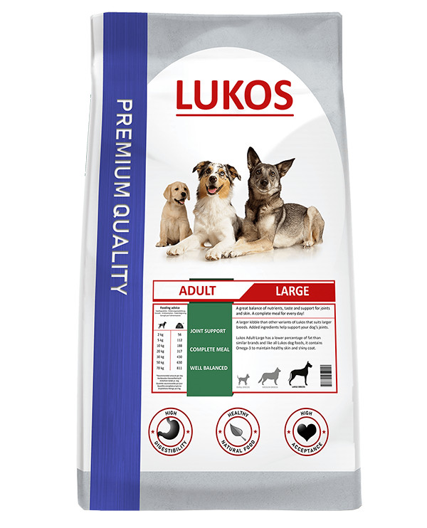 Lukos Adult Large probeerpakket - premium hondenvoer