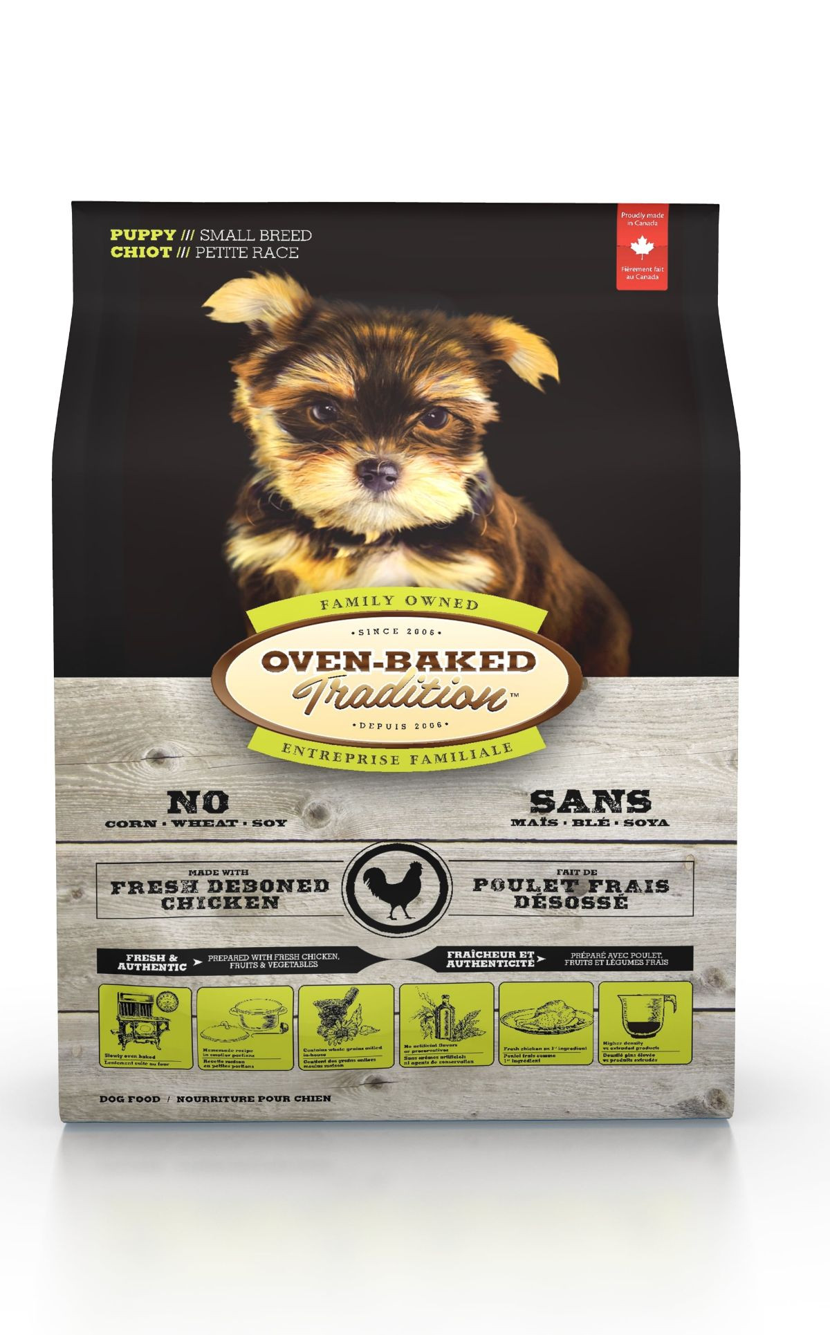 Oven-Baked Tradition Puppy Small Breed Fresh Chicken hondenvoer