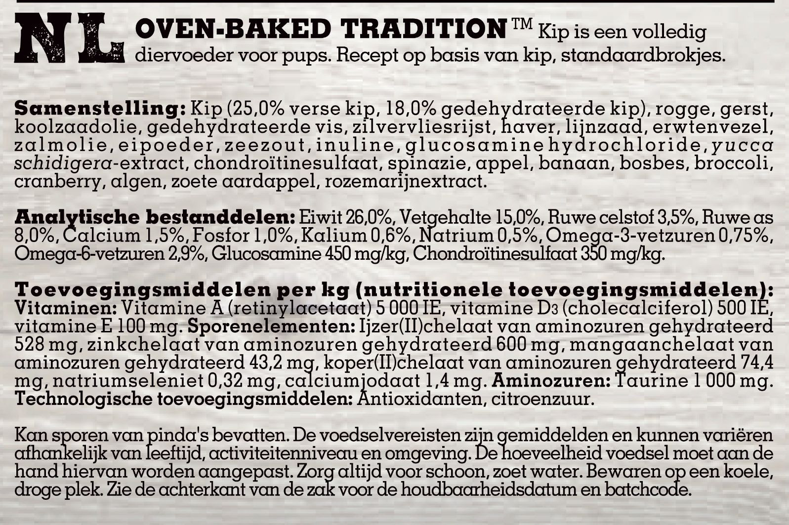 Oven-Baked Tradition Puppy Chicken hondenvoer