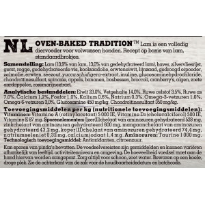 Oven-Baked Tradition Lamb hondenvoer