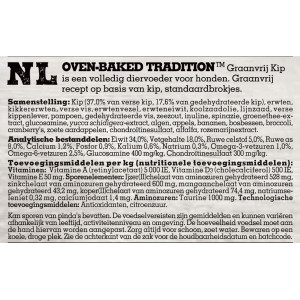 Oven-Baked Tradition Chicken graanvrij hondenvoer