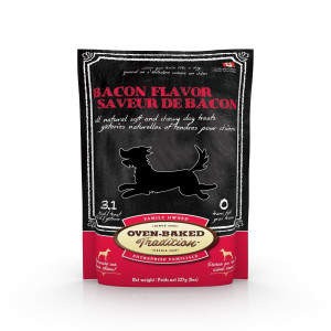 Oven-Baked Tradition hondensnack met baconsmaak (230 g) Per 5 verpakkingen
