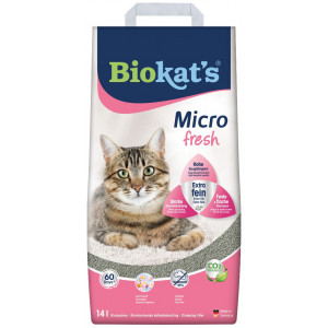 Afbeelding Biokat's Micro Fresh - Kattenbakvulling - 14 l 13.3 kg door Brekz.nl