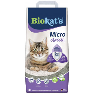 Afbeelding Biokat's Micro Classic - Kattenbakvulling - 14 l 13.3 kg door Brekz.nl
