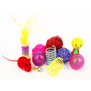Afbeelding Brekz Cat Toys - Set XL kattenspeeltjes Per Set door Brekz.nl