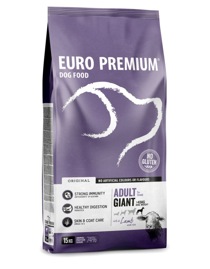 Euro Premium Giant Adult Lamb & Rice hondenvoer
