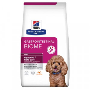 Hill's Prescription Diet Gastrointestinal Biome Mini Digestive+ Fibre Care Zak Kip - Hondenvoer - 6 kg