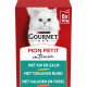 Gourmet Mon Petit vis & vlees (6x50g) kattenvoer
