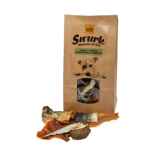 Sn'urk Vismix 75 gr voor de hond of kat Per 2