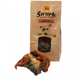 Sn&apos;urk zalmfiletmoten hondensnack (100 g) Per stuk afbeelding