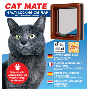 Cat Mate 4 way locking kattenluik