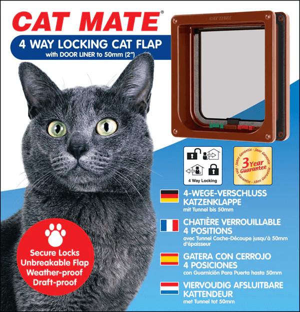 Cat Mate 4 way locking kattenluik