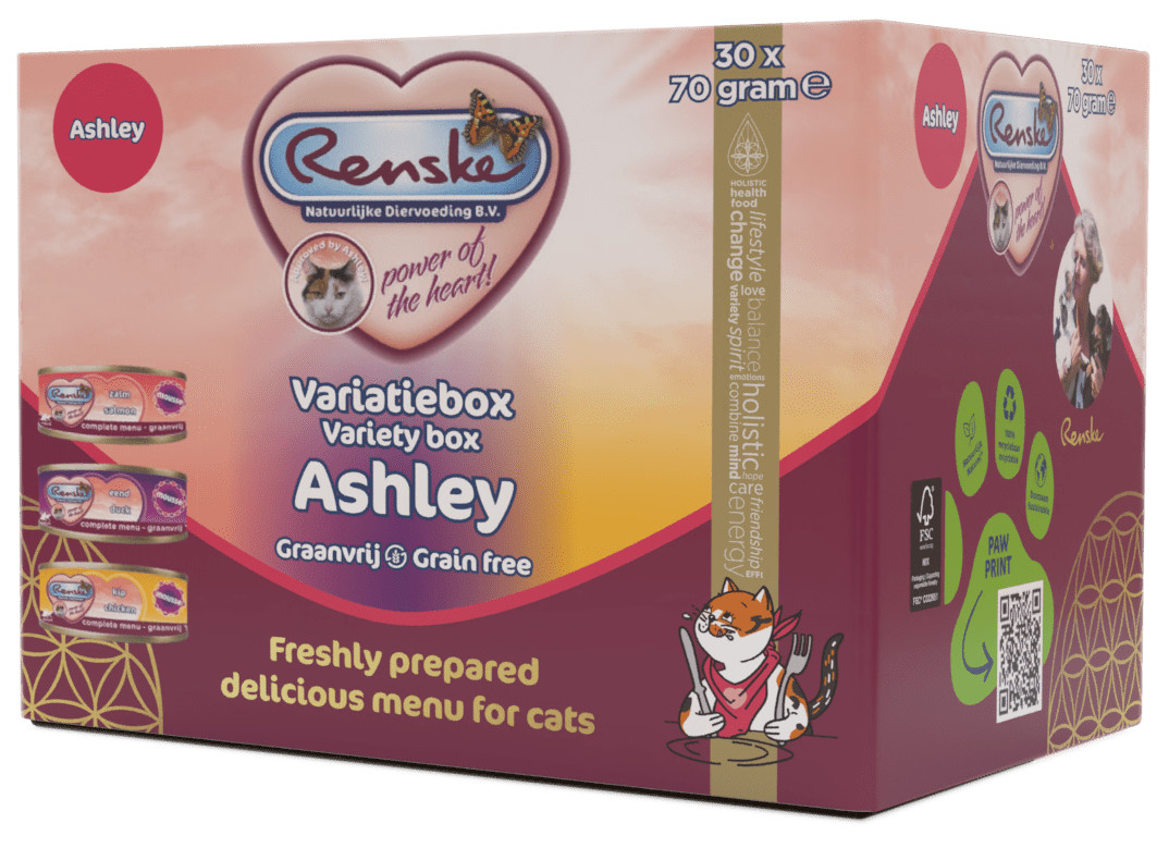 Renske Variatiebox Ashley mousse kattenvoer (30x70g)