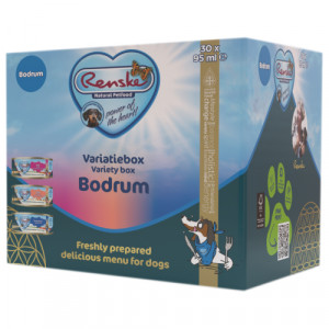 Renske Variatie Box Bodrum - Hondenvoer - Oceaanvis Zalm Lam 30x90 g Glutenvrij