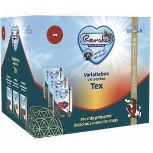 Afbeelding Renske Vers Bereid Variatiebox Tex hondenvoer (30x185g) 1 tray (30 x 185 g) door Brekz.nl