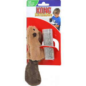 Kong Catnip Toy Beaver Per 2