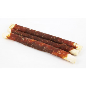 Brekz Rawhide Dog Chews - runderhuid rolsticks met kip (28 cm) 1 verpakking (3 sticks) afbeelding