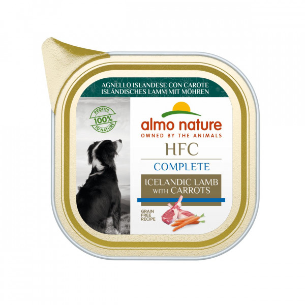 Almo Nature Almo Nature HFC Complete IJslands lamsvlees natvoer hond (85 g) 1 tray (17 x 85 g)