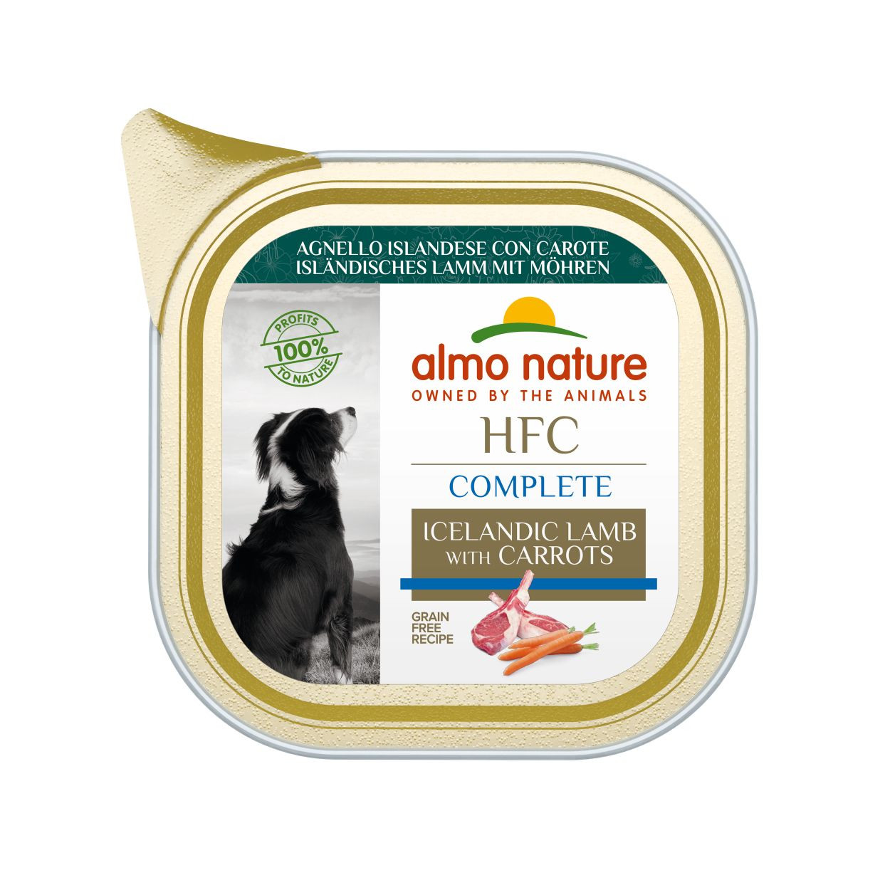 Almo Nature HFC Complete IJslands lamsvlees nat hondenvoer (85 gram)