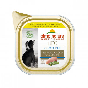 Almo Nature HFC Complete vrije uitloopkip nat hondenvoer (85 gram) 1 tray (17 x 85 g)