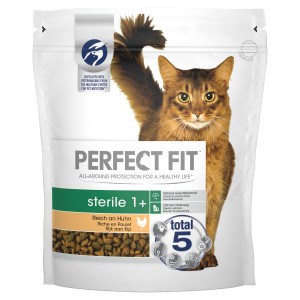 Perfect Fit Sterile Adult 1+ met kip kattenvoer 750 gr