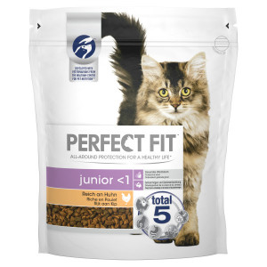 Afbeelding Perfect Fit Droogvoer Junior - Kattenvoer - Kip 750 g door Brekz.nl