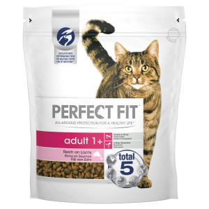 Perfect Fit Adult 1+ met zalm kattenvoer 2 x 750 gram