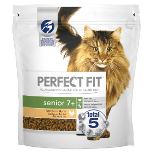 Afbeelding Perfect Fit Droogvoer Senior Kip - Kattenvoer - 1.4 kg door Brekz.nl