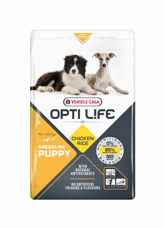 Beoefend Dodelijk De Kamer Opti Life Puppy Medium hondenvoer goedkoop online