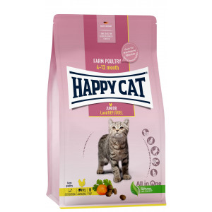 Happy Cat Junior Land Geflügel (gevogelte) kattenvoer 4 kg