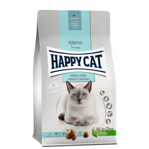 Happy Cat Adult Sensitive Magen & Darm (maag darm) kattenvoer 2 x 1,3 kg