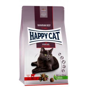Happy Cat Adult Sterilised Voralpen Rind (met rund) kattenvoer 1,3 kg