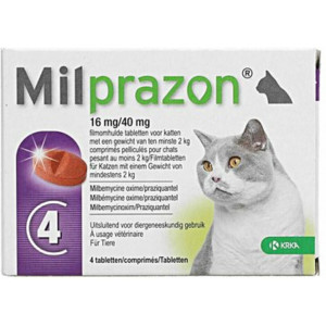 Milprazon Ontwormingsmiddel voor de kat  (2-8 kg)